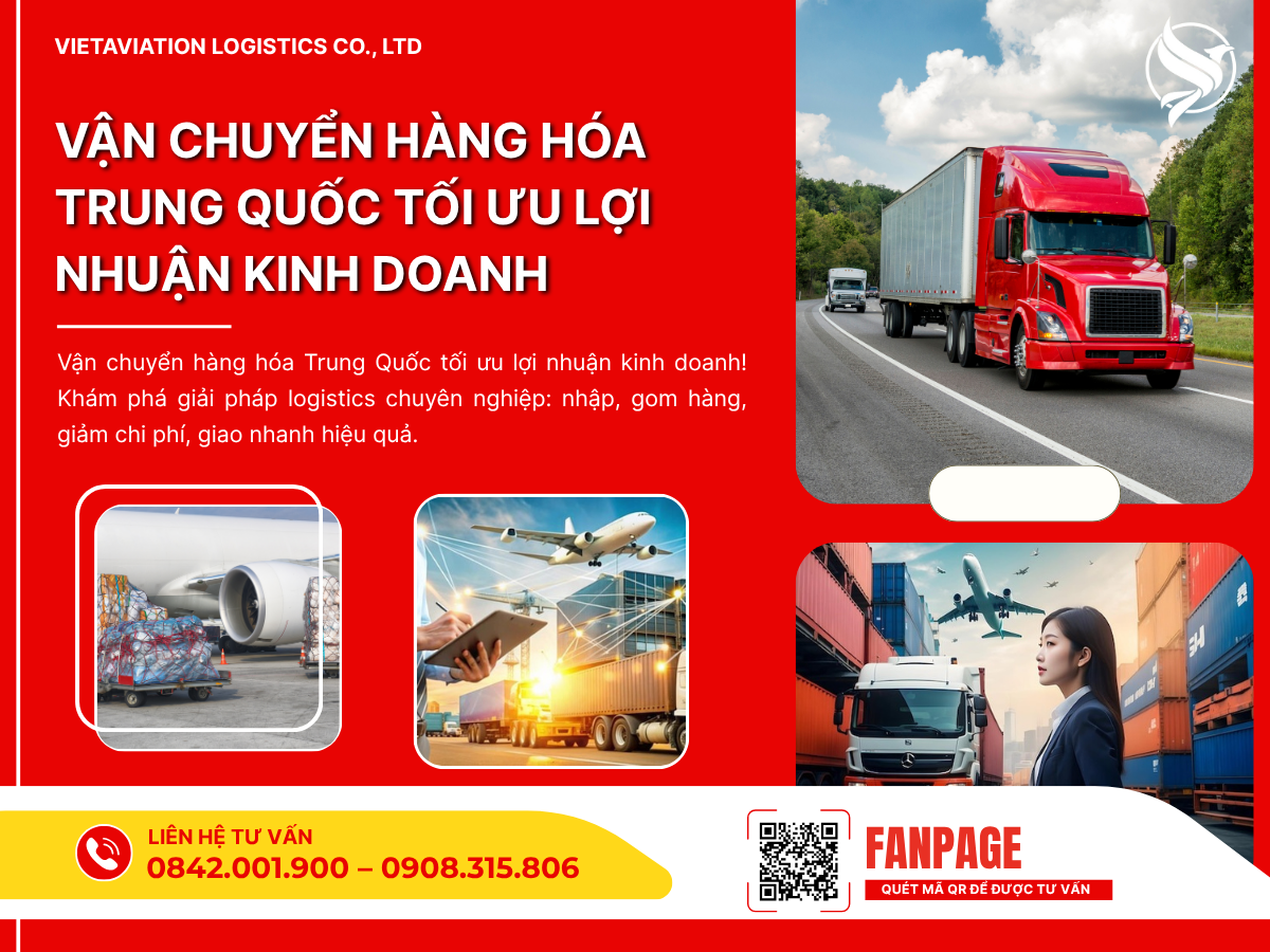 Vận chuyển hàng hóa Trung Quốc tối ưu lợi nhuận kinh doanh