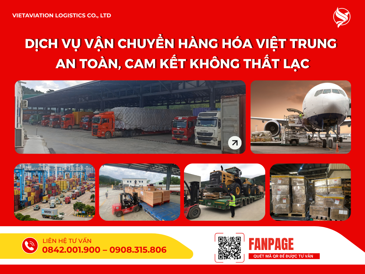 Dịch vụ vận chuyển hàng hóa Việt Trung an toàn, cam kết không thất lạc