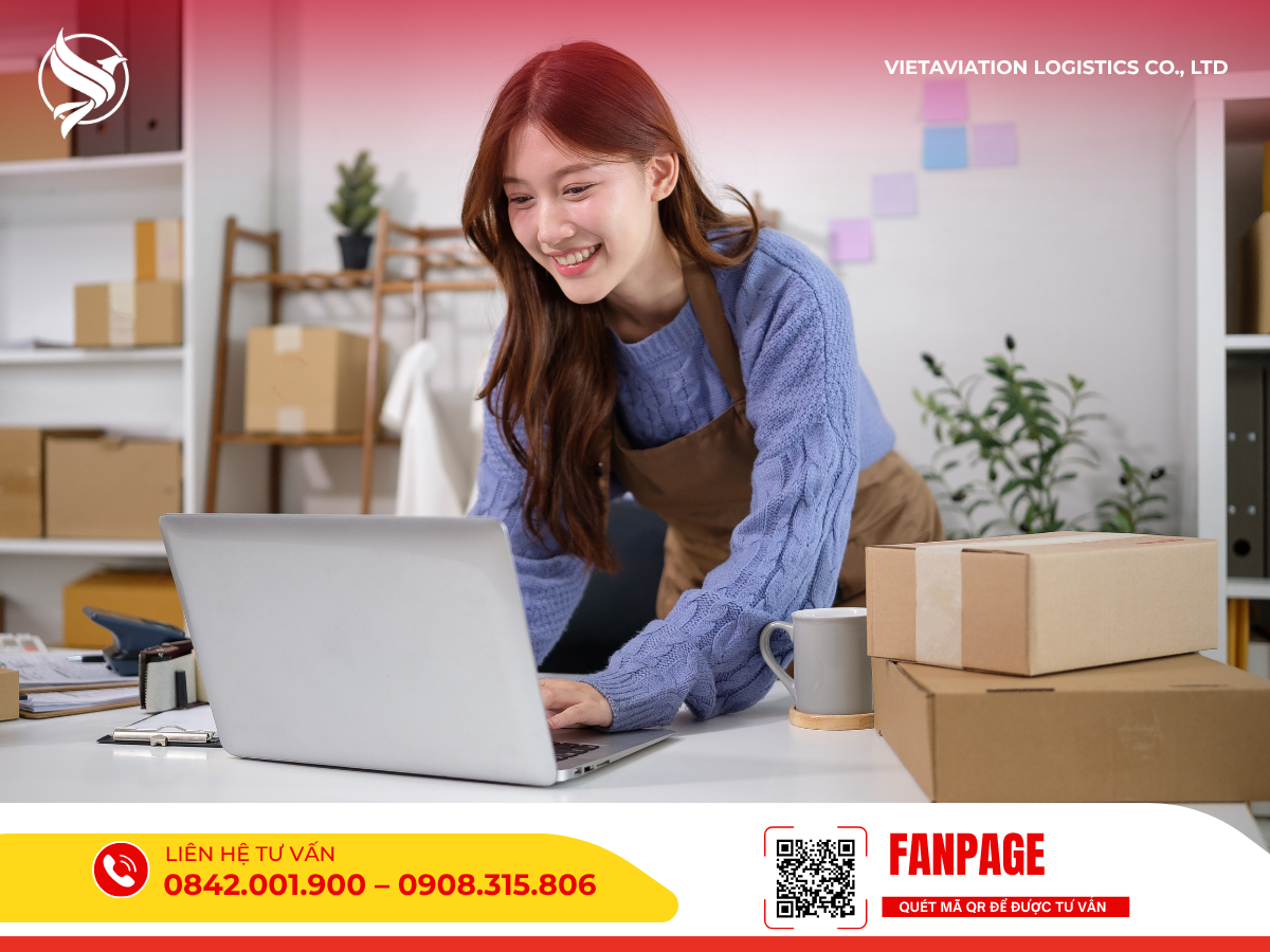 Chủ shop TMĐT Taobao 1688 hài lòng khi sử dụng dịch vụ vận chuyển Trung Việt của VietAviation Logistics để tối ưu chi phí nhập hàng và gom hàng.