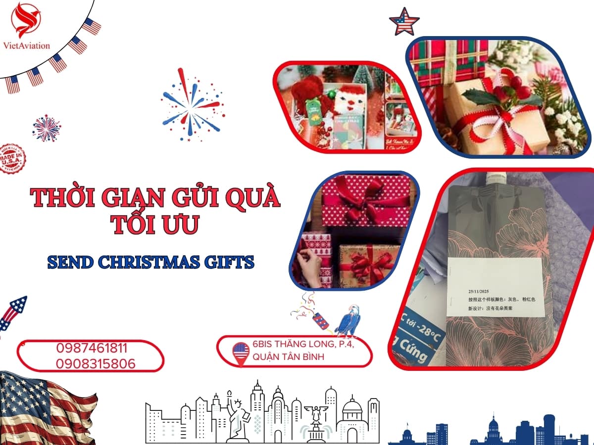 Nên gửi quà vào thời gian nào để quài đến nơi đúng hẹn?