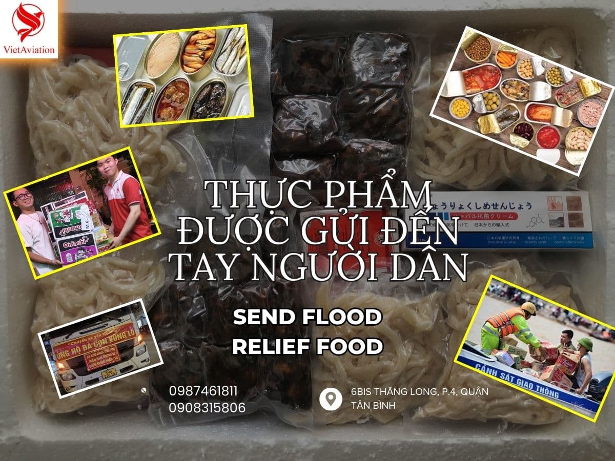 Thực phẩm được gửi tận tay bà con gặp nạn