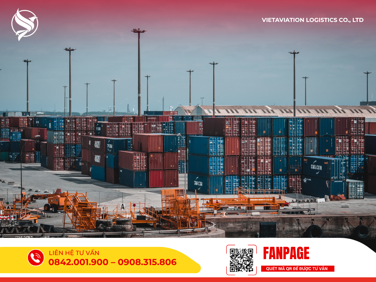 Cảng container vận chuyển hàng hóa gửi hàng đi Mông Cổ.