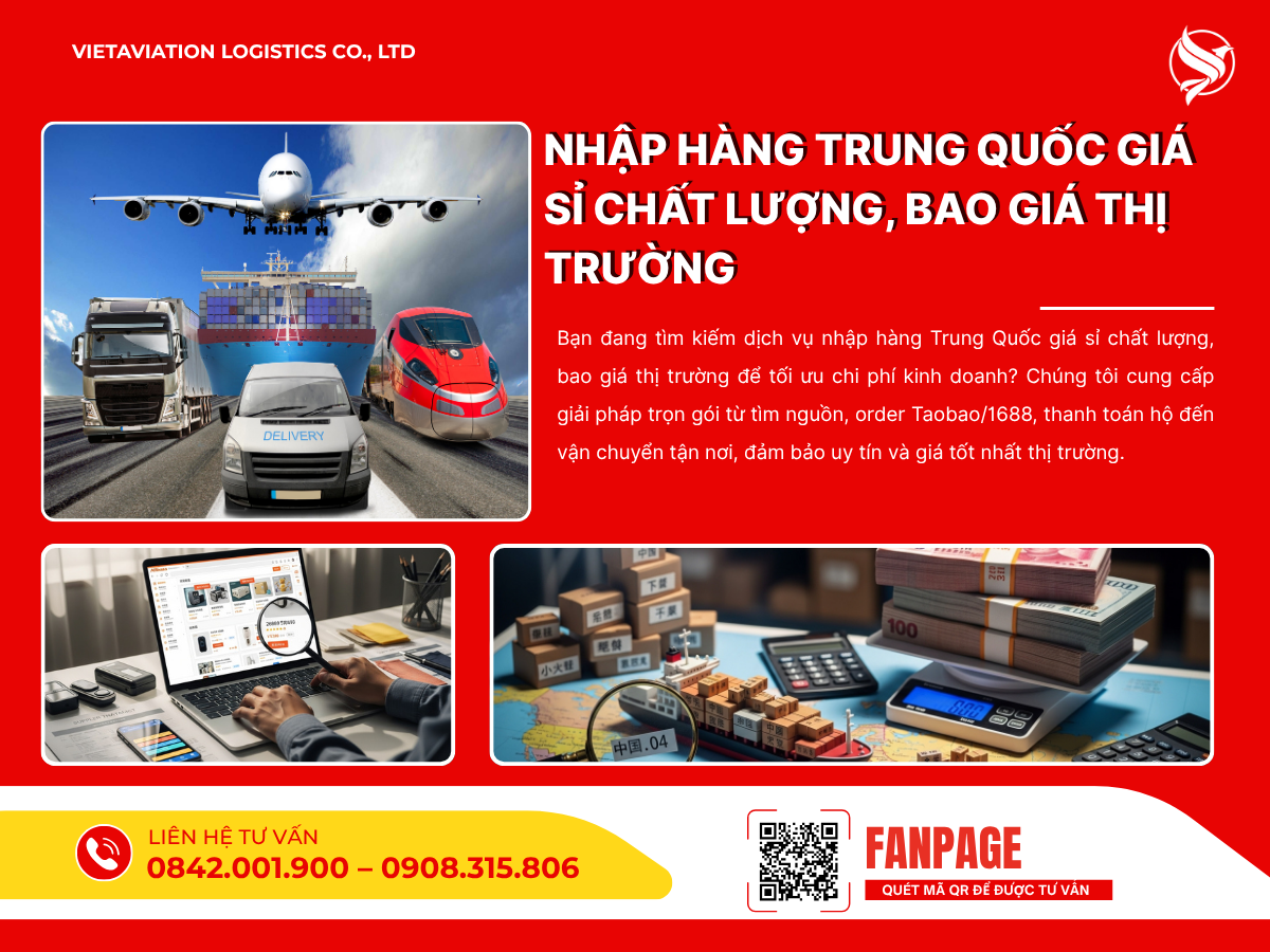 Nhập hàng trung quốc giá sỉ chất lượng, bao giá thị trường