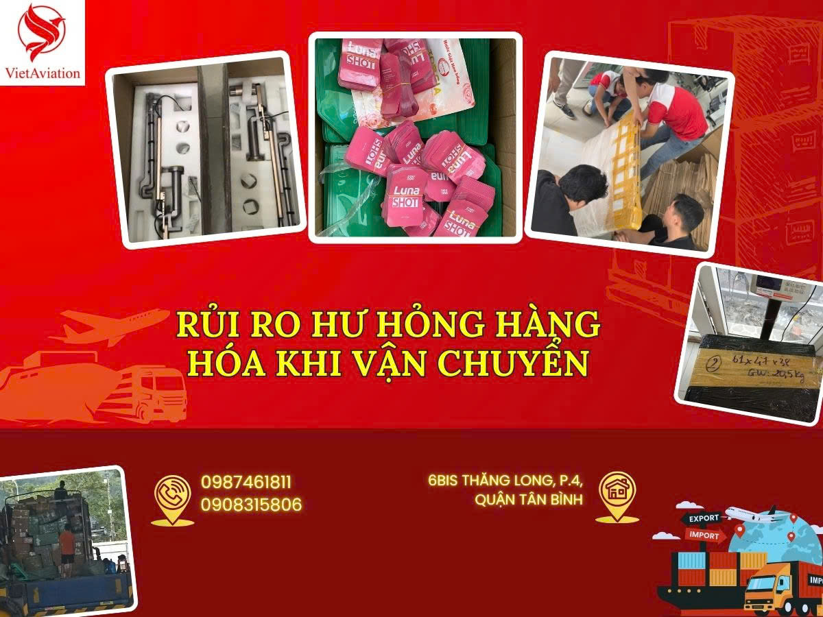 Rủi ro khi vận chuyển hàng đi Mỹ