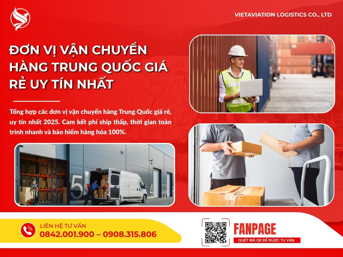 Đơn vị vận chuyển hàng Trung Quốc giá rẻ uy tín nhất