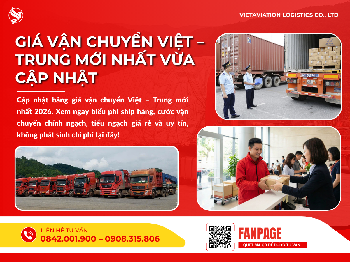 Giá vận chuyển Việt – Trung mới nhất vừa cập nhật