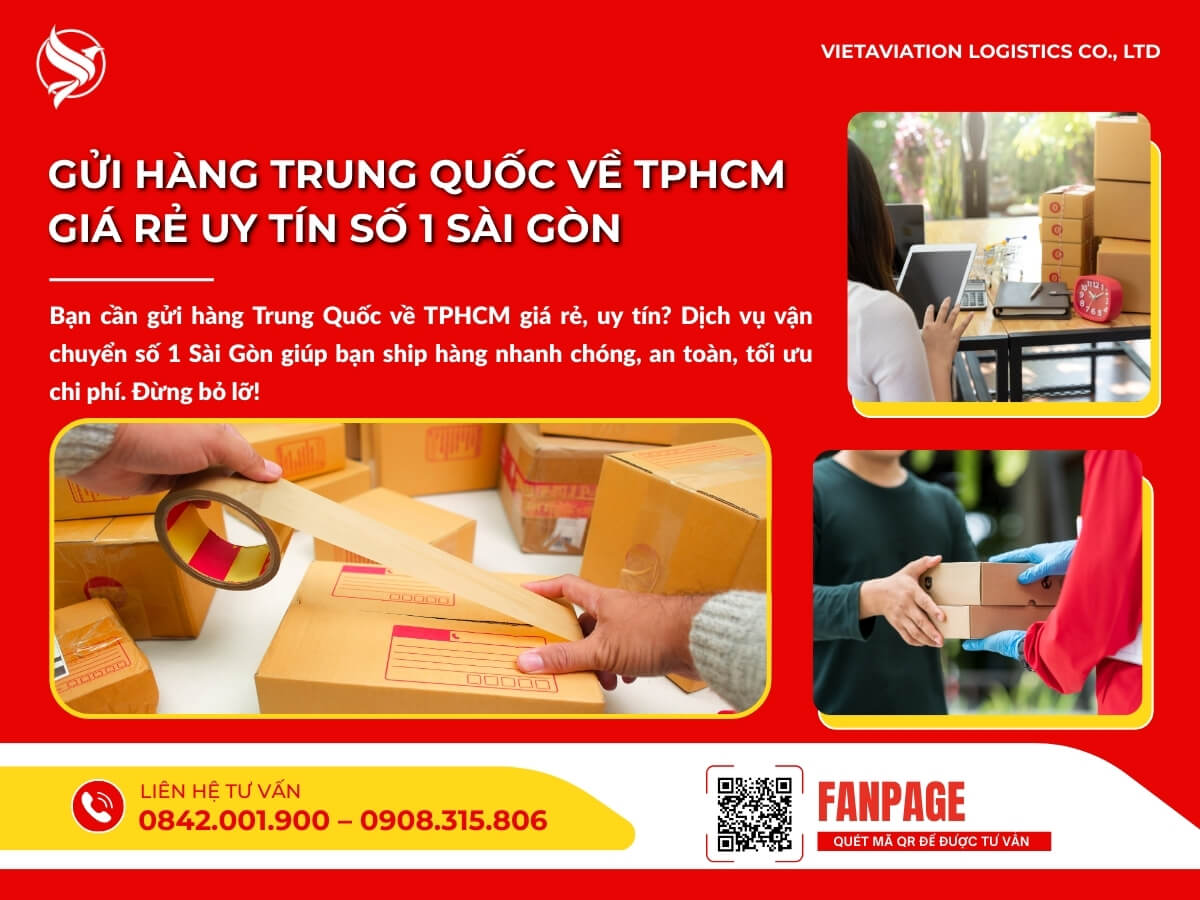 Gửi hàng Trung Quốc về TPHCM giá rẻ uy tín số 1 Sài Gòn
