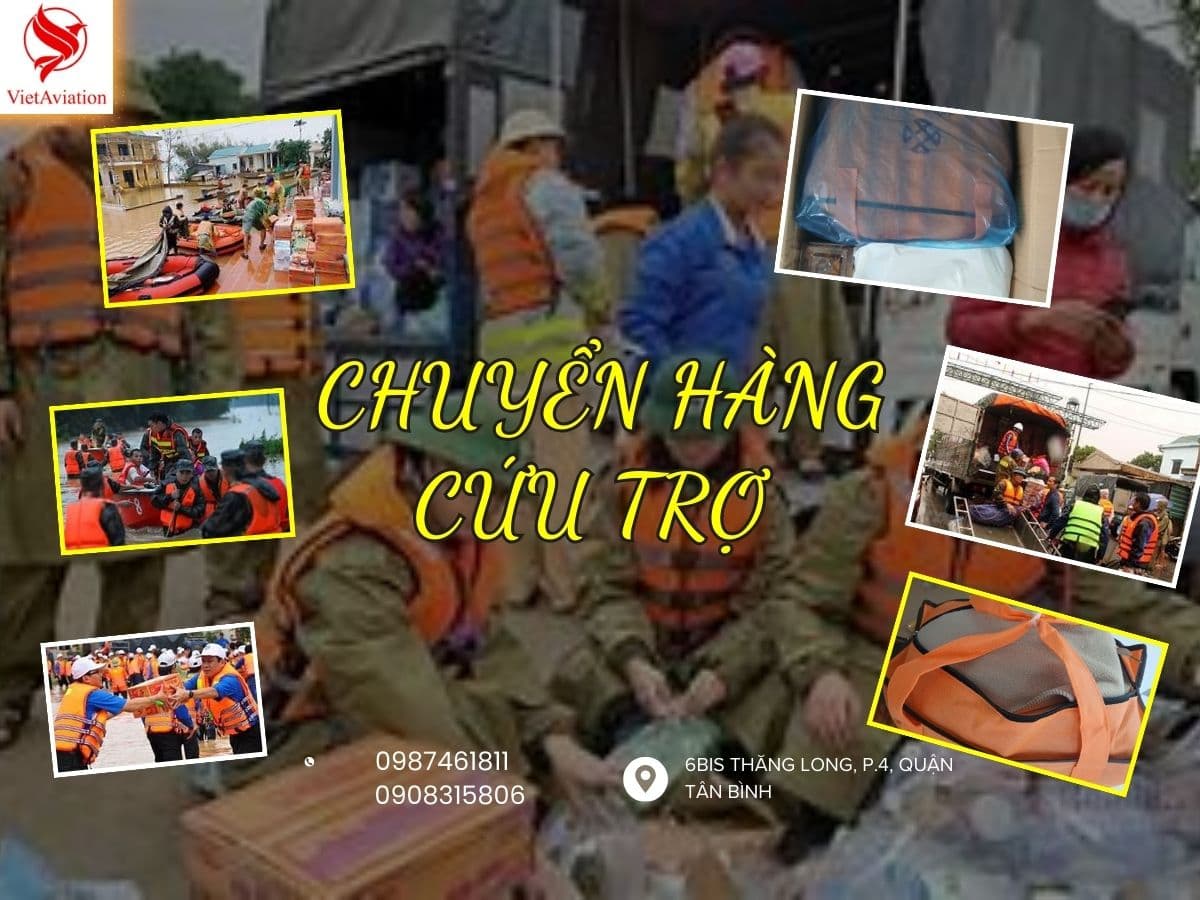 Chuyển quần áo cứu trợ đến tận tay bà con 2