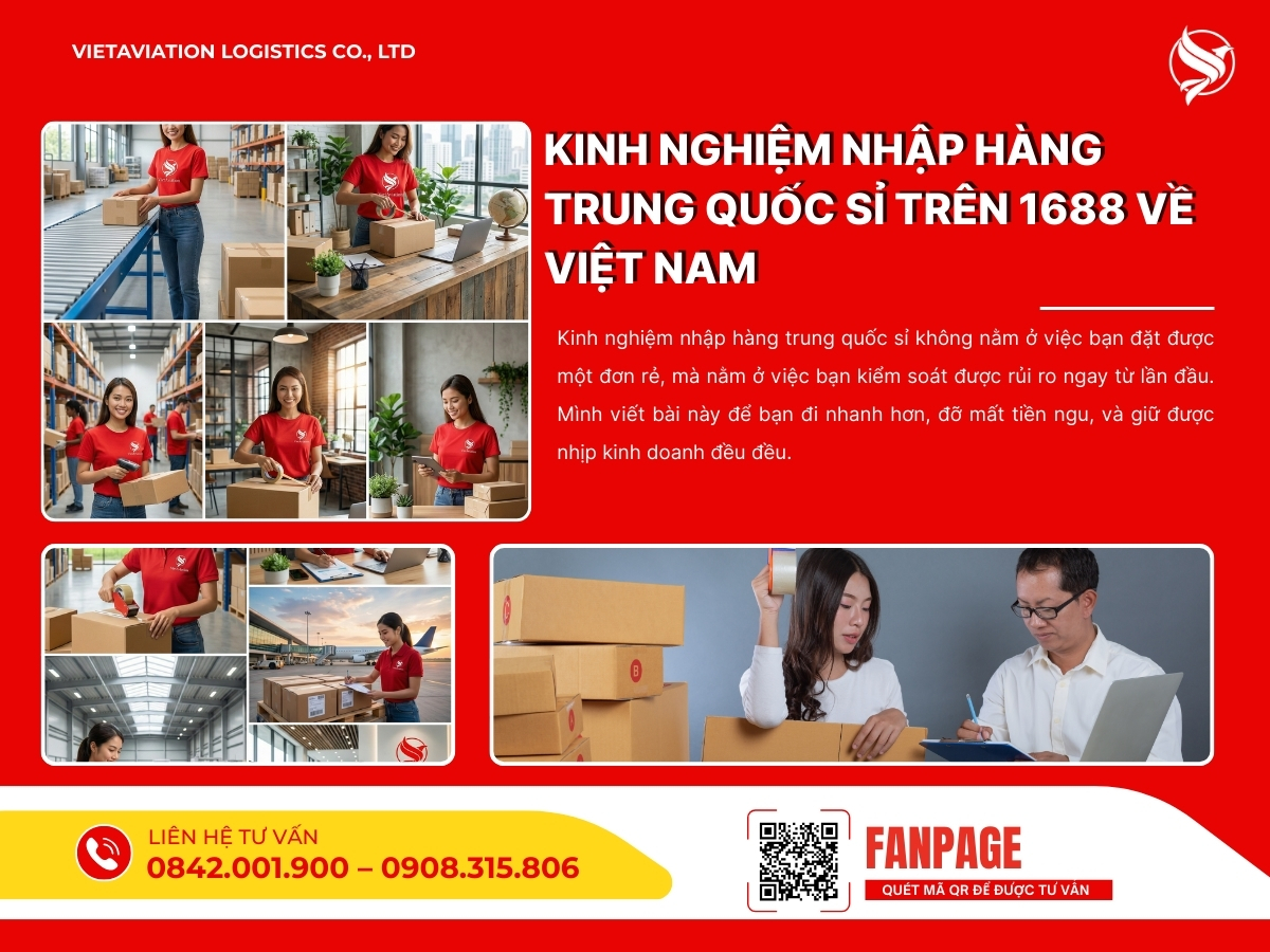 Kinh nghiệm nhập hàng trung quốc sỉ trên 1688 về Việt Nam