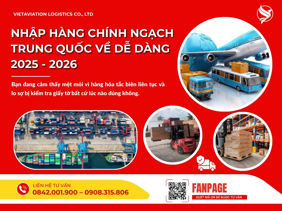 Nhập hàng chính ngạch Trung Quốc về dễ dàng 2025