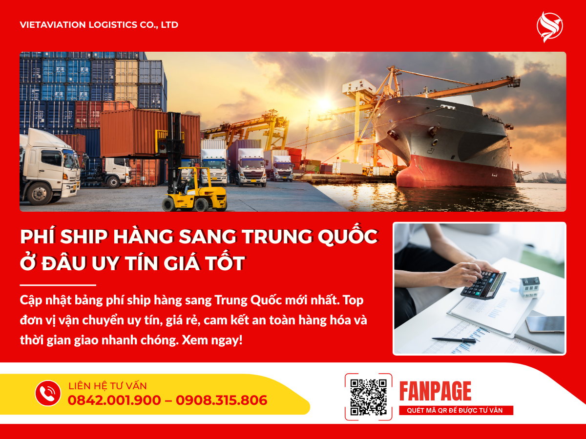 Phí ship hàng sang Trung Quốc ở đâu uy tín giá tốt