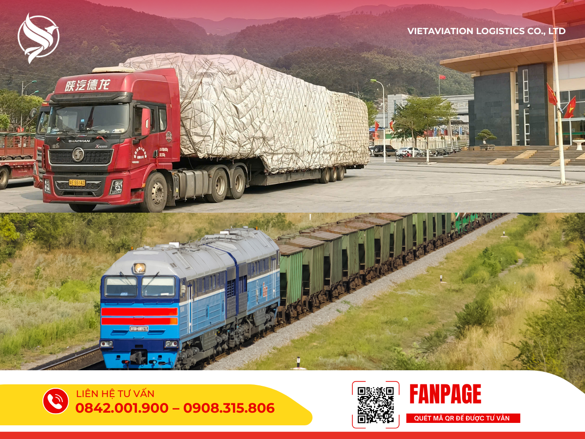 Giải pháp vận tải đa phương thức linh hoạt giữa đường bộ và đường sắt.
