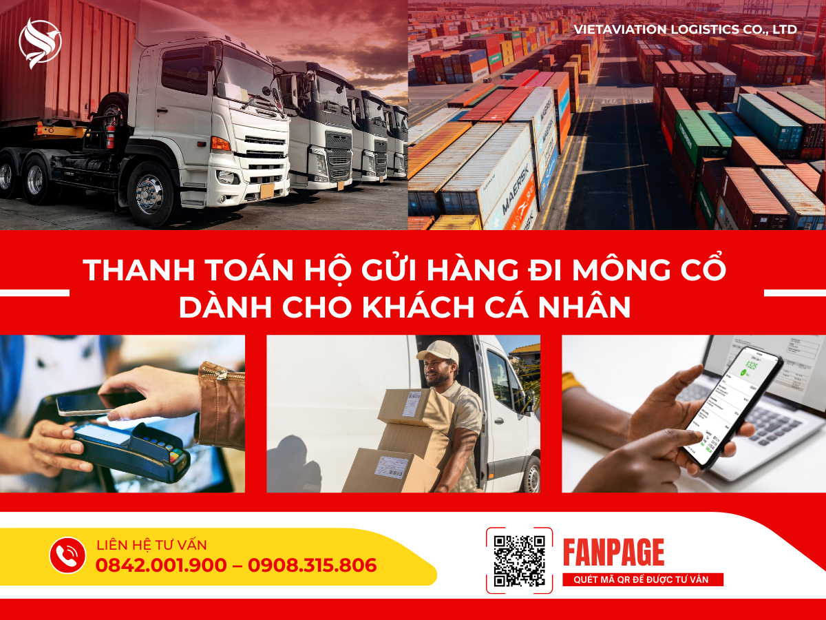 Thanh toán hộ gửi hàng đi Mông Cổ dành cho khách cá nhân
