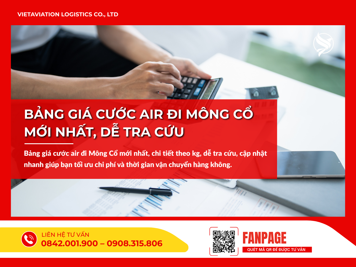 Bảng giá cước air đi Mông Cổ mới nhất, dễ tra cứu