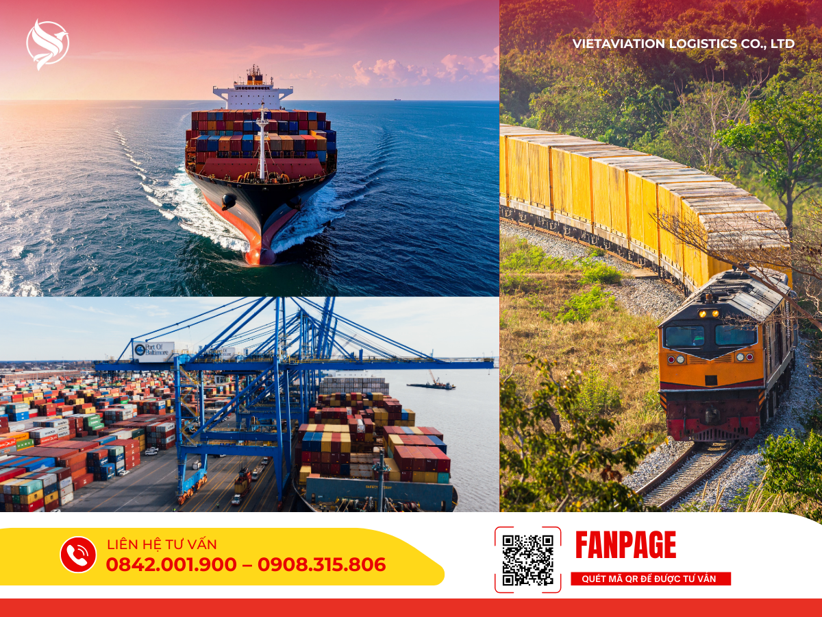 Trực quan cho sự đa dạng các tuyến vận chuyển từ đường bay đến đường bộ kết hợp đường sắt đi Mông Cổ.