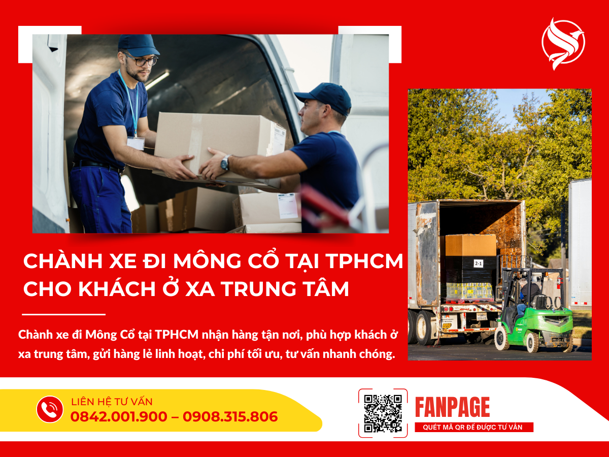 Chành xe đi Mông Cổ tại TPHCM cho khách ở xa trung tâm