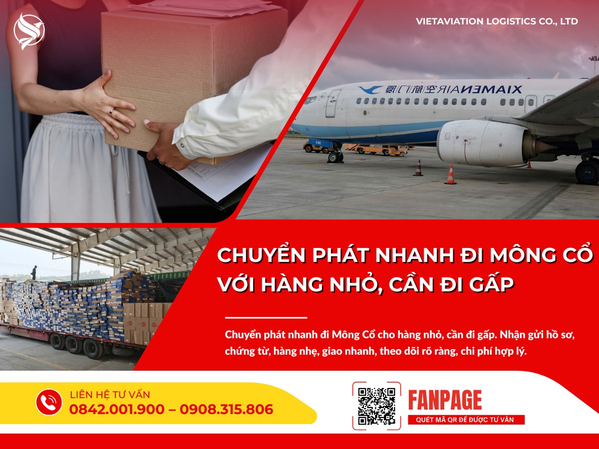 Chuyển phát nhanh đi Mông Cổ với hàng nhỏ, cần đi gấp