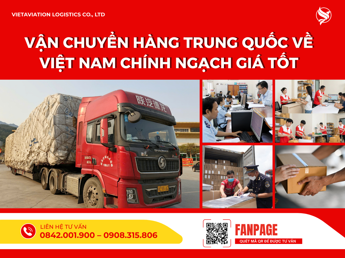 Vận chuyển hàng Trung Quốc về Việt Nam chính ngạch giá tốt