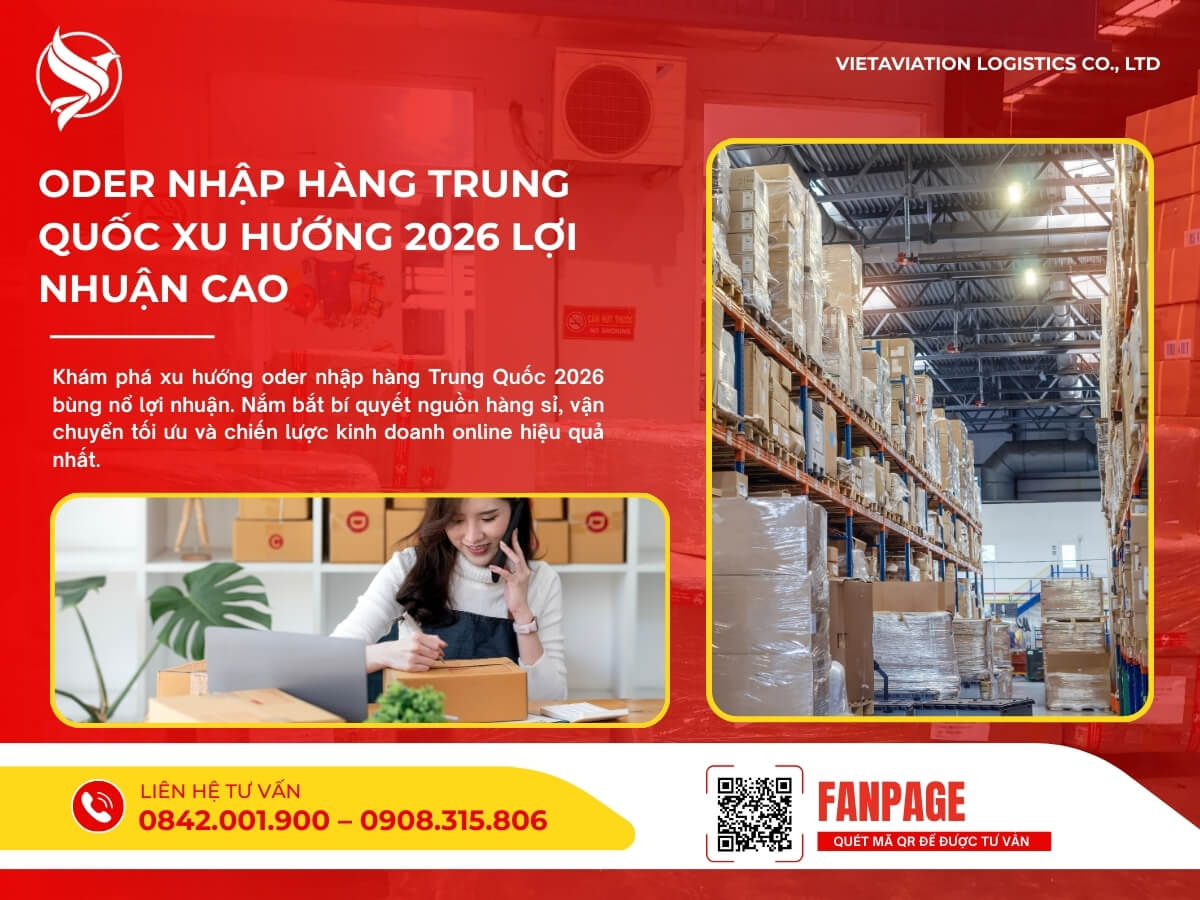 Oder nhập hàng trung quốc Xu hướng 2026 lợi nhuận cao