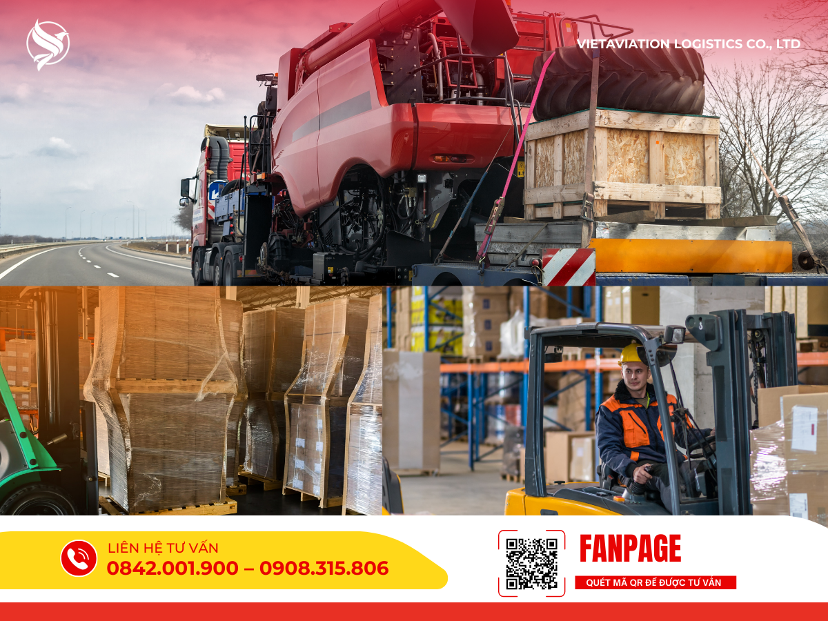 Năng lực vận chuyển máy móc xây dựng và dự án công nghiệp.