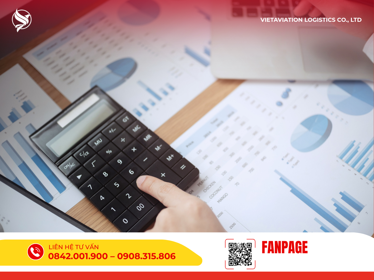 Tính toán cước phí vận chuyển chính trong tổng chi phí logistics.