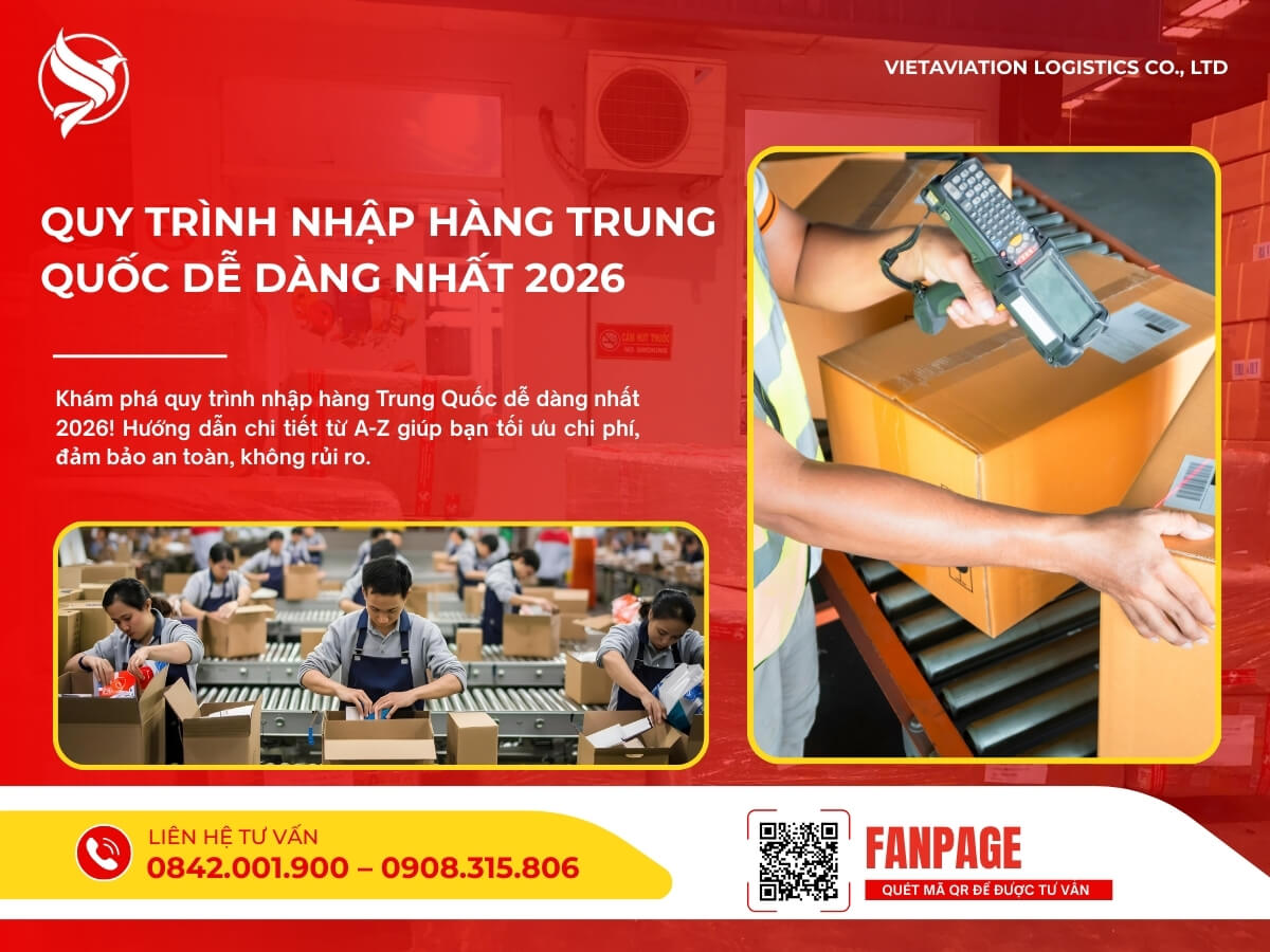 Quy trình nhập hàng Trung Quốc dễ dàng nhất 2026