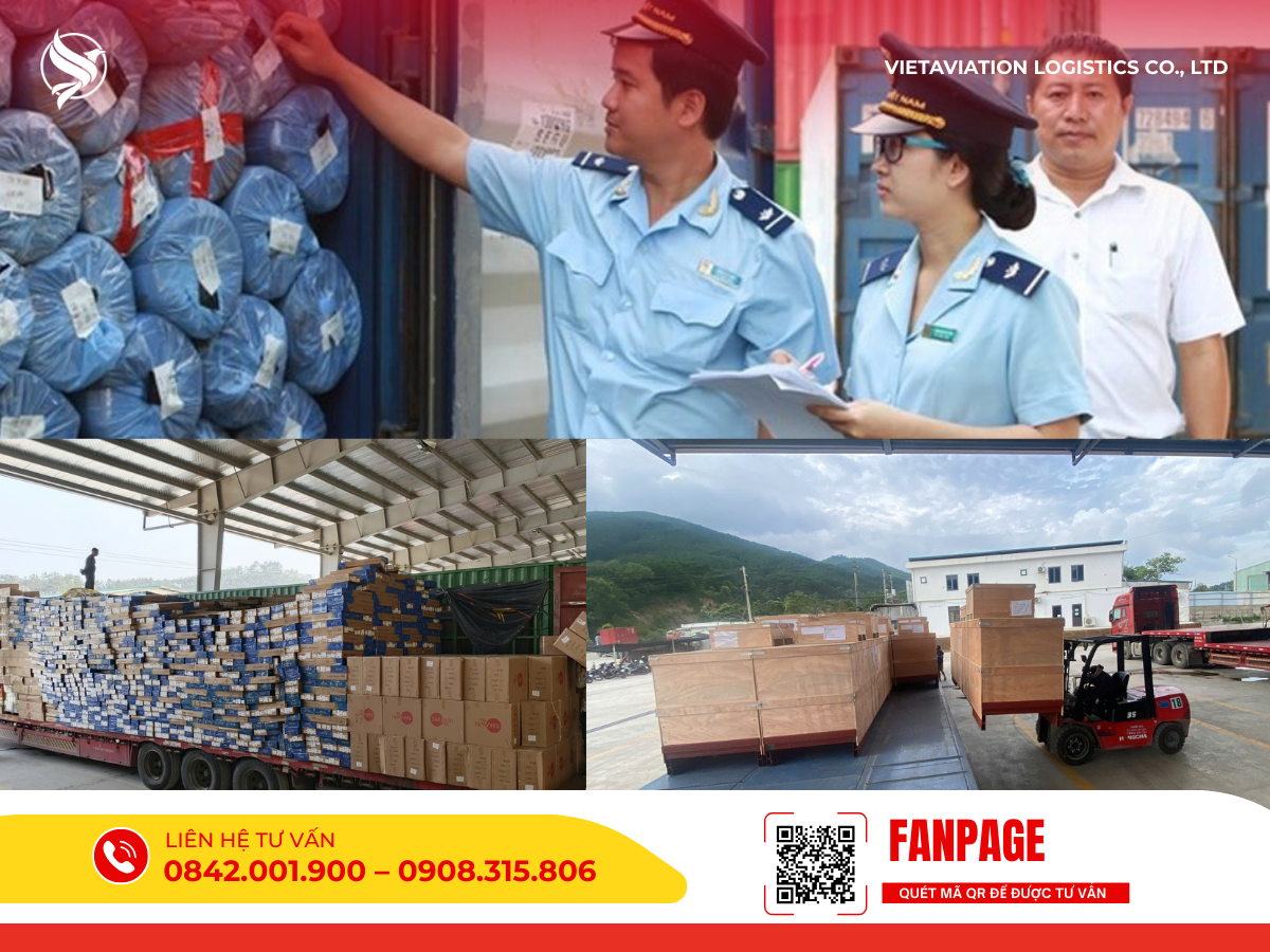 Xe đầu kéo vận chuyển kiện hàng siêu trường siêu trọng được chằng buộc kỹ lưỡng bằng dây cáp chuyên dụng.