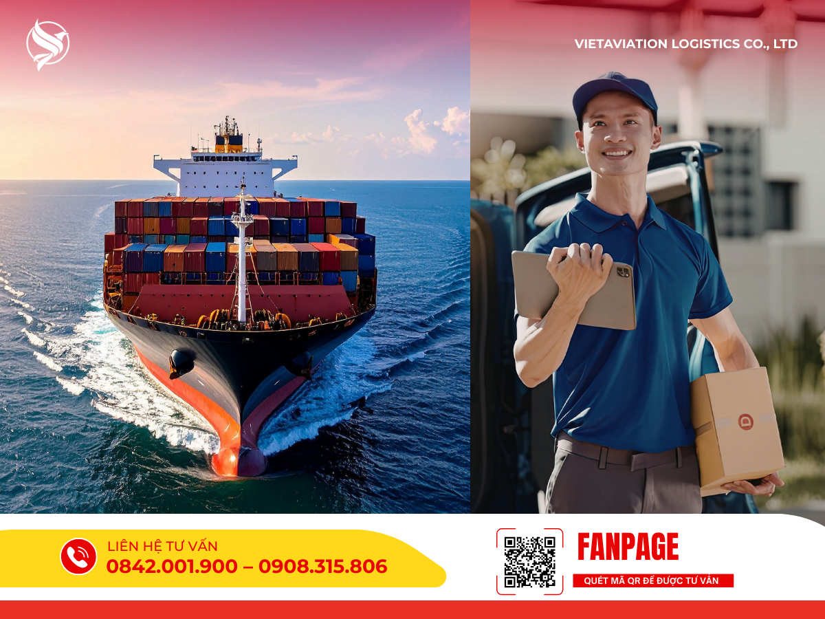 Quy trình vận chuyển xuyên biên giới và giao hàng tận nơi trong dịch vụ logistics hai chiều.