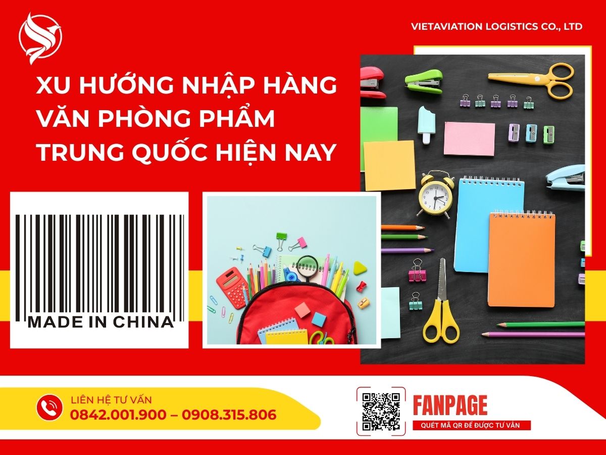 Xu hướng nhập hàng văn phòng phẩm Trung Quốc hiện nay