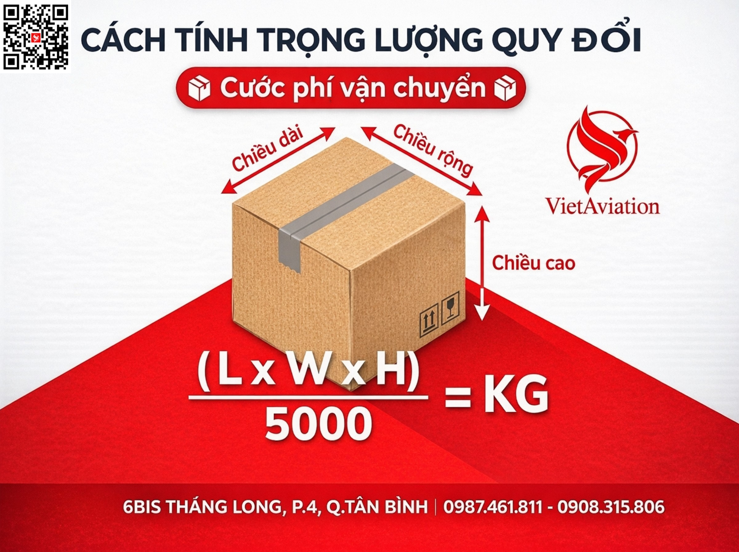 Cách tính trọng lượng quy đổi khi gửi hàng quốc tế (FAQ)