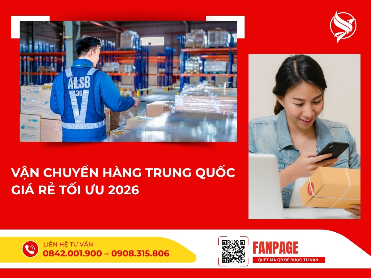 Vận chuyển hàng Trung Quốc giá rẻ tối ưu 2026