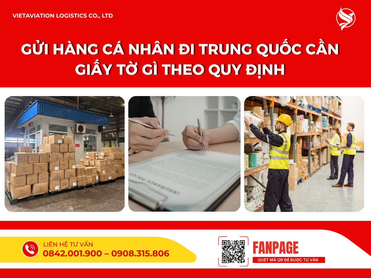 Gửi hàng cá nhân đi Trung Quốc cần giấy tờ gì theo quy định