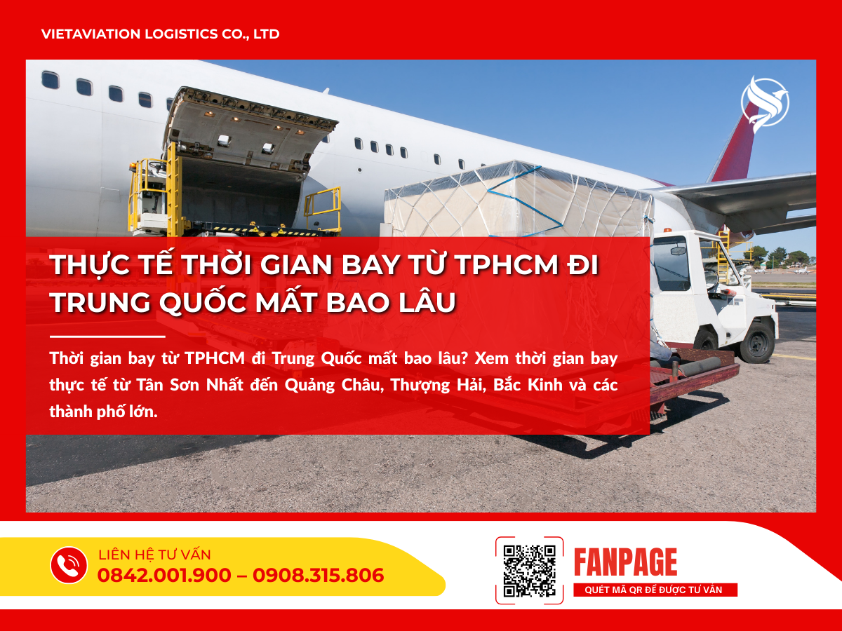 Thực tế thời gian bay từ TPHCM đi Trung Quốc mất bao lâu