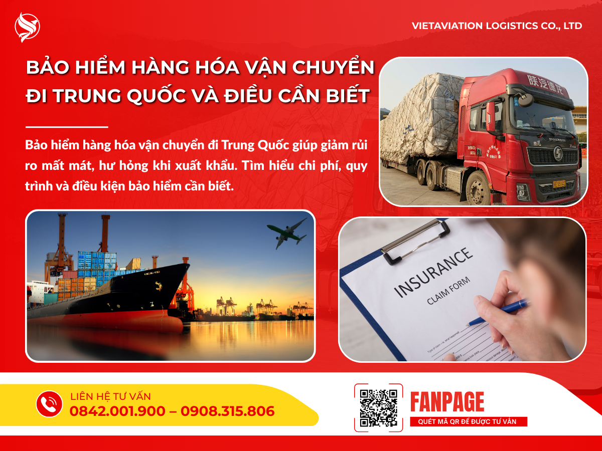 Bảo hiểm hàng hóa vận chuyển đi Trung Quốc và điều cần biết