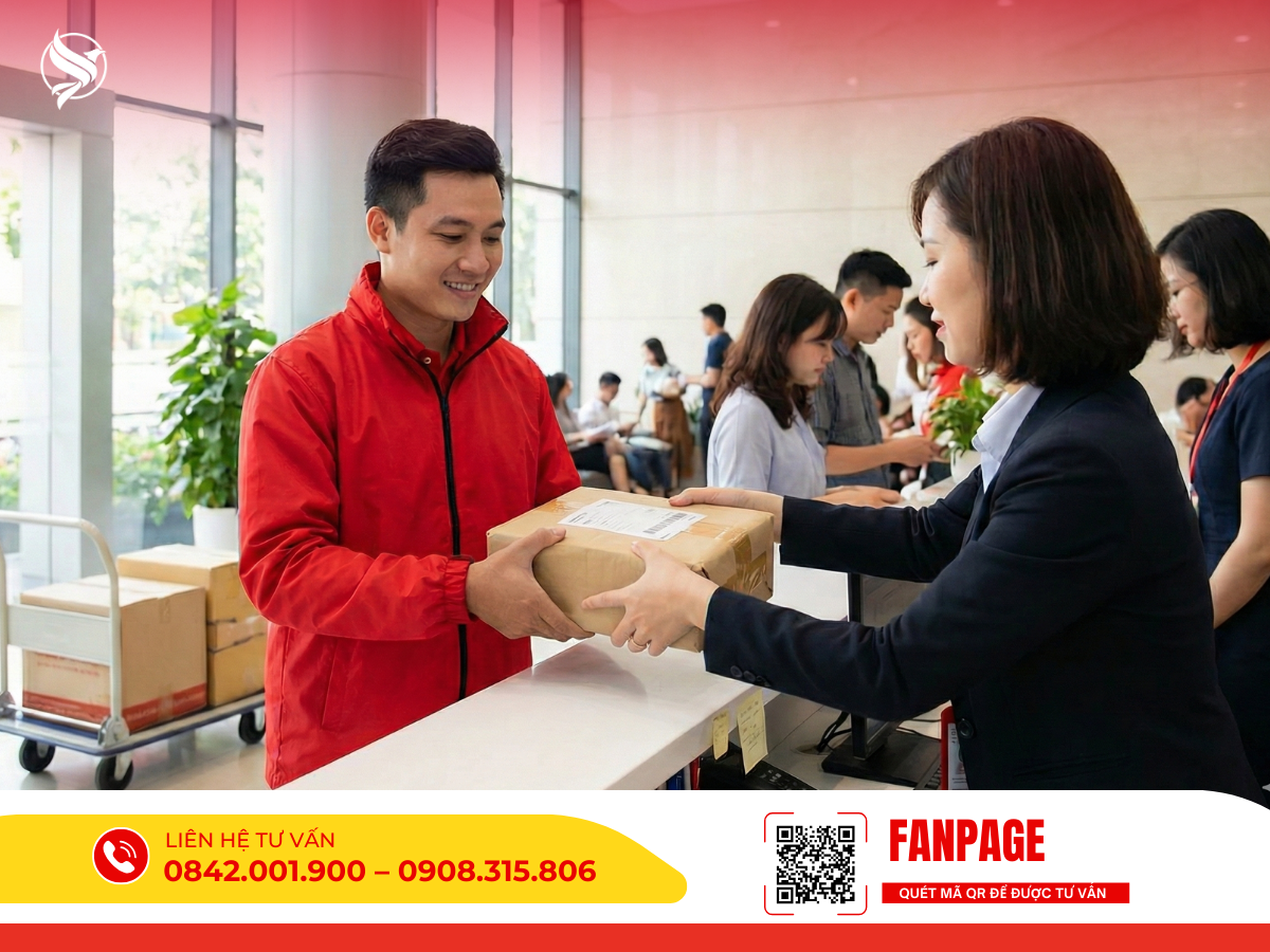 Quy trình gửi chứng từ hỏa tốc chuyên nghiệp và nhanh chóng.