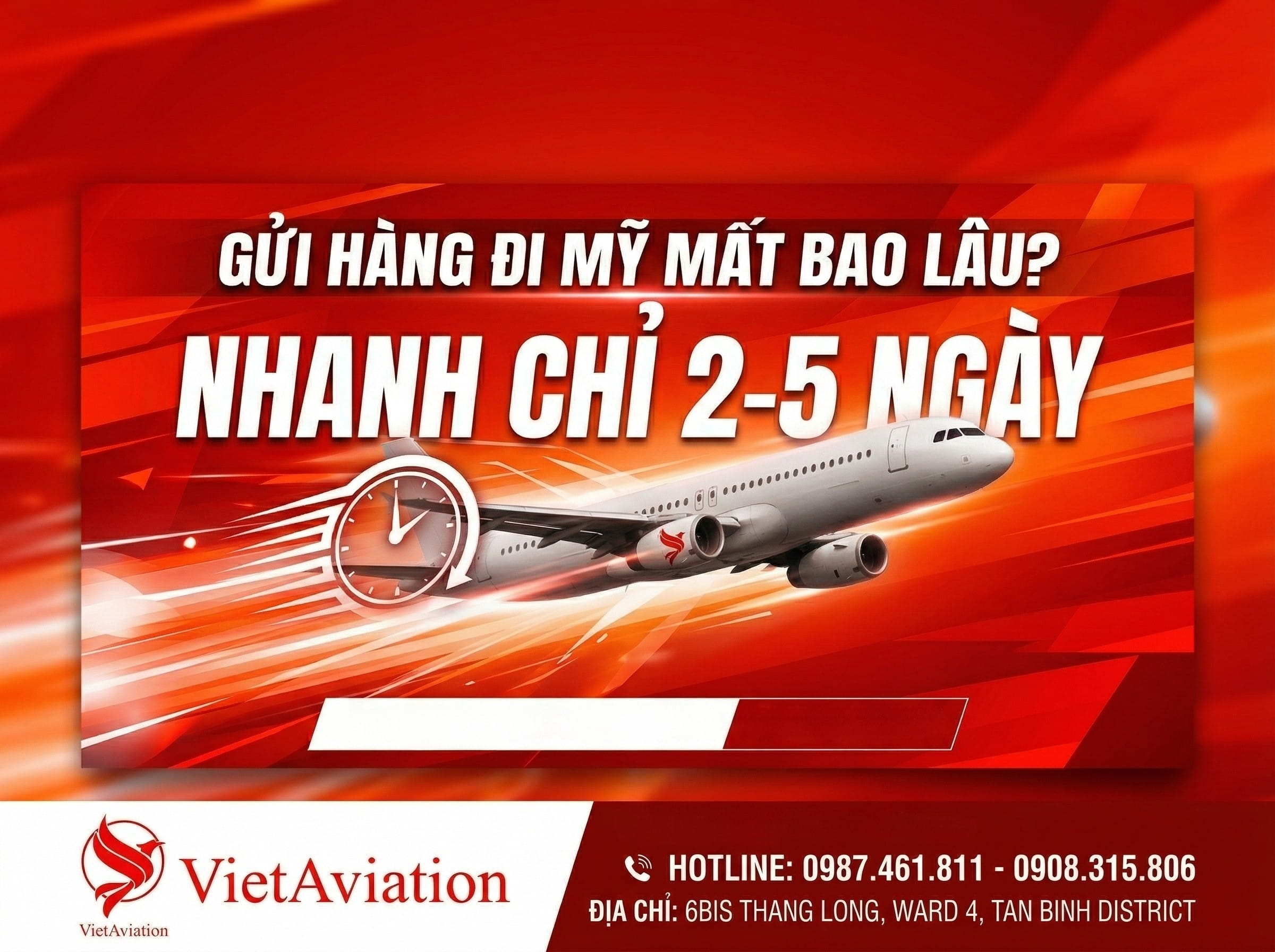 Dịch Vụ Gửi Hàng Đi Mỹ Nhanh 2-5 Ngày, Giá Rẻ Tại TPHCM