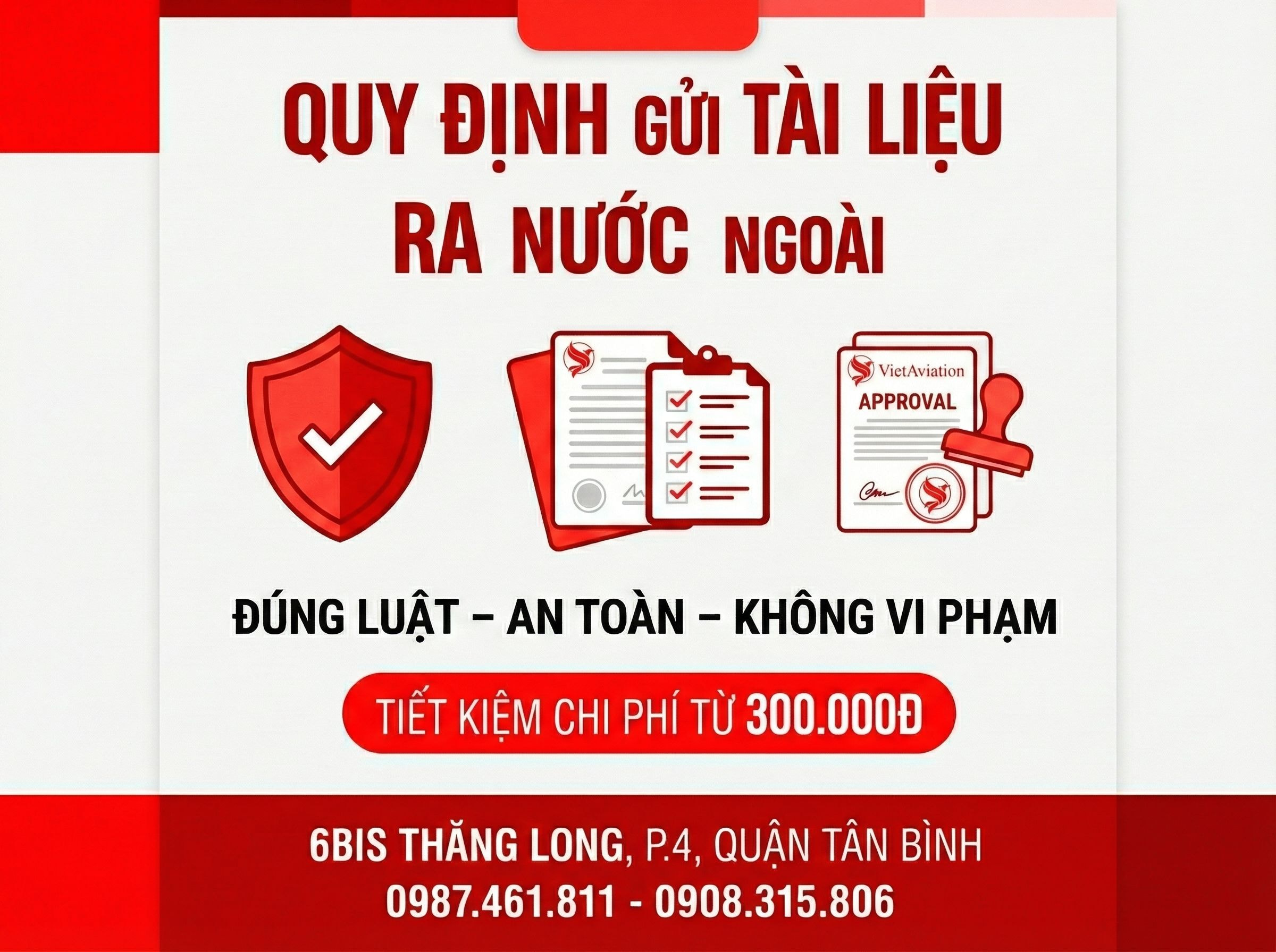 Quy định của nhà nước về việc gửi tài liệu ra nước ngoài