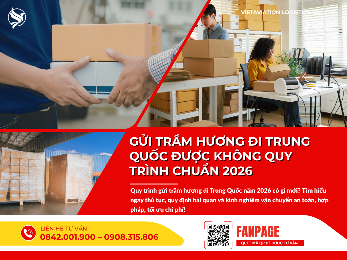Gửi trầm hương đi Trung Quốc được không quy trình chuẩn 2026