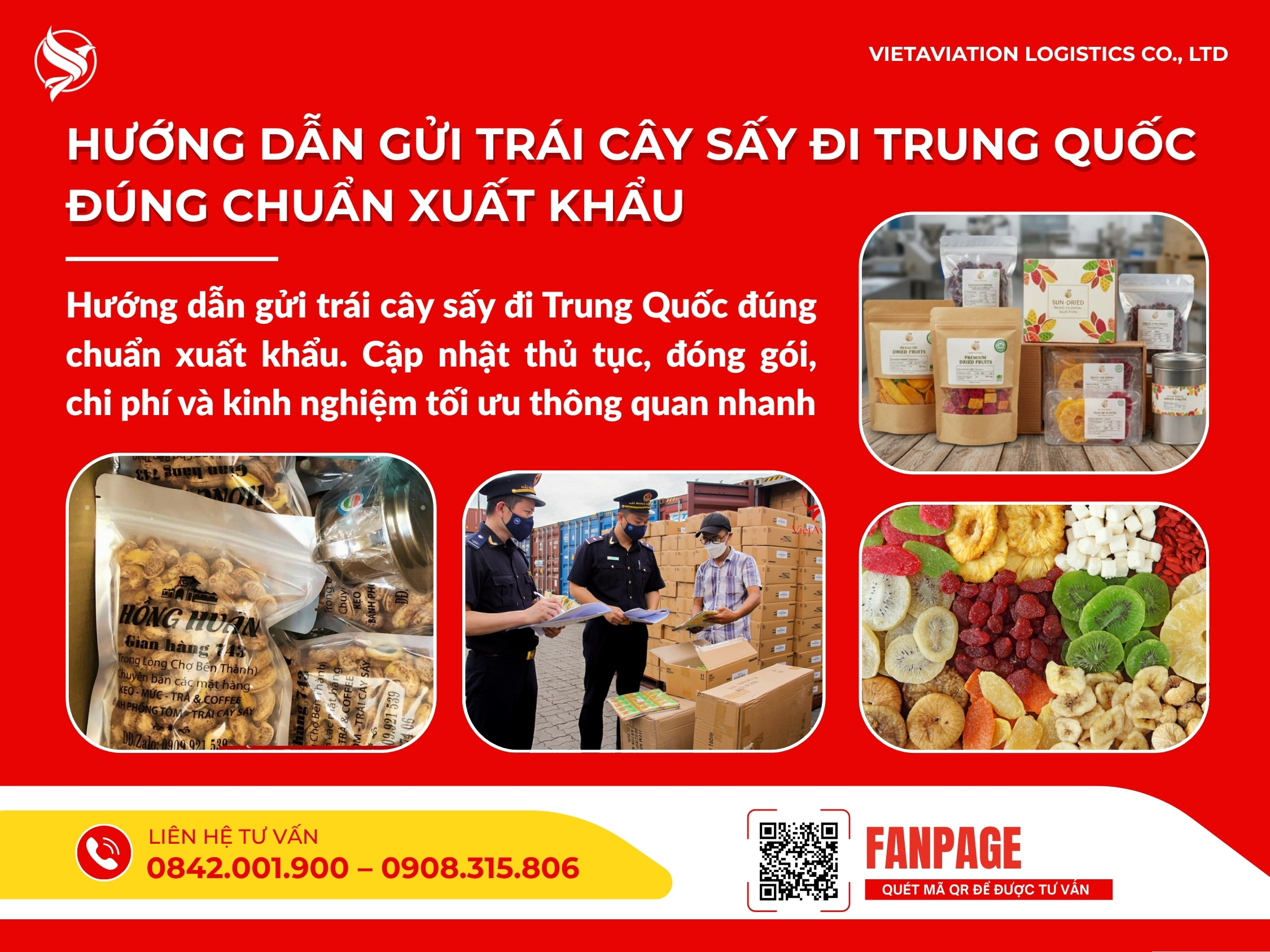 Hướng dẫn gửi trái cây sấy đi Trung Quốc đúng chuẩn xuất khẩu