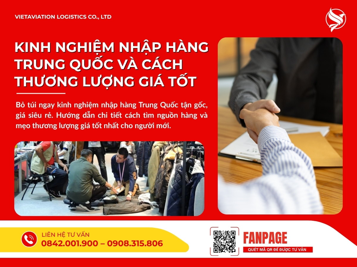 Kinh nghiệm nhập hàng Trung Quốc và cách thương lượng giá tốt