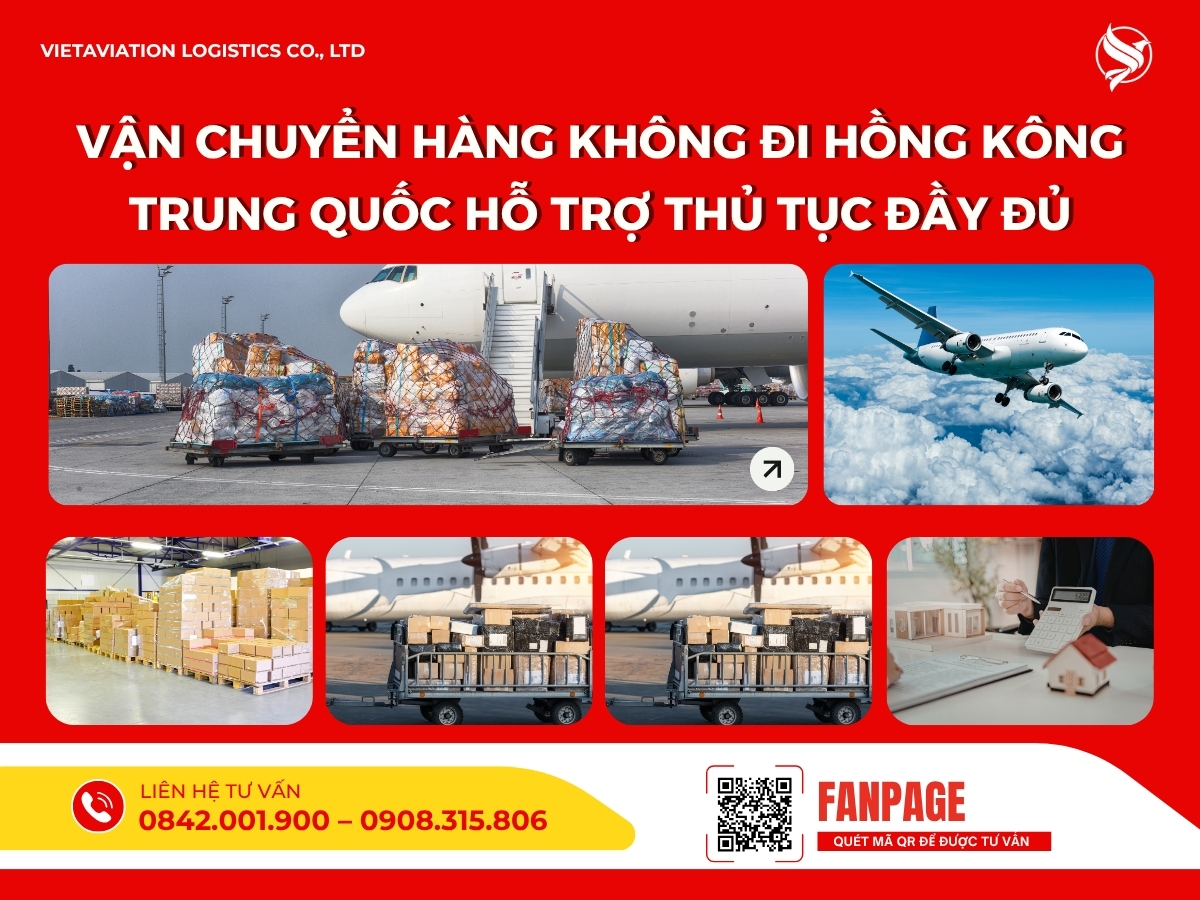 Vận chuyển hàng không đi Hồng Kông Trung Quốc hỗ trợ thủ tục đầy đủ