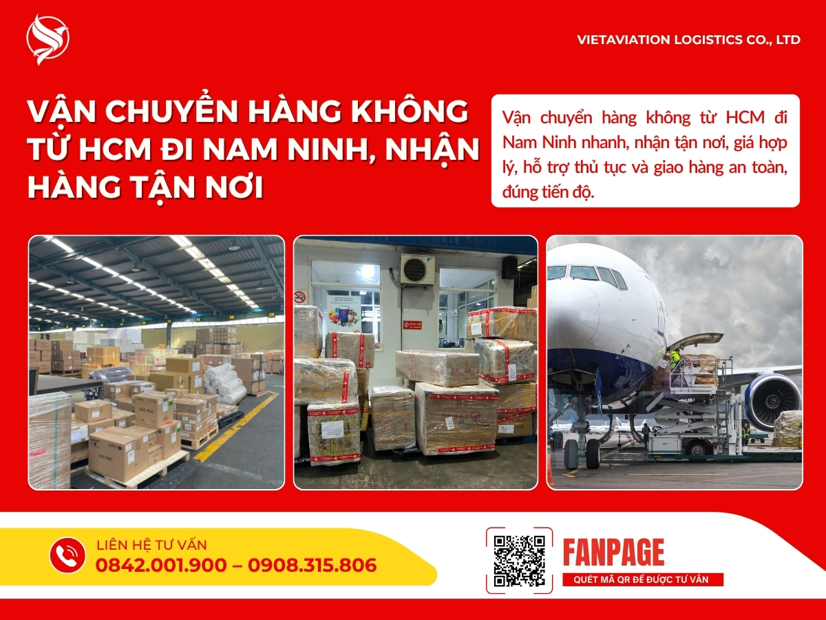 Vận chuyển hàng không từ HCM đi Nam Ninh, nhận hàng tận nơi