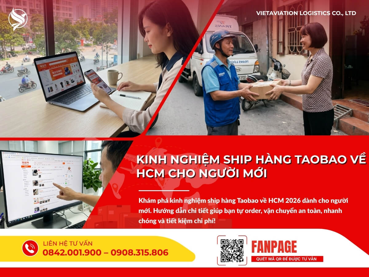 Kinh nghiệm ship hàng Taobao về HCM cho người mới