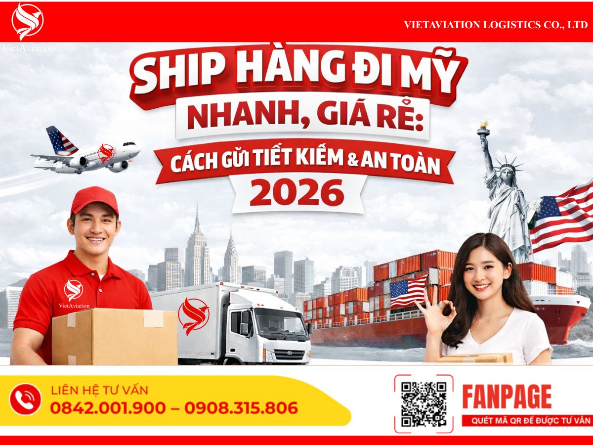 Ship Hàng Đi Mỹ Nhanh, Giá Rẻ: Cách Gửi Tiết Kiệm & An Toàn 2026