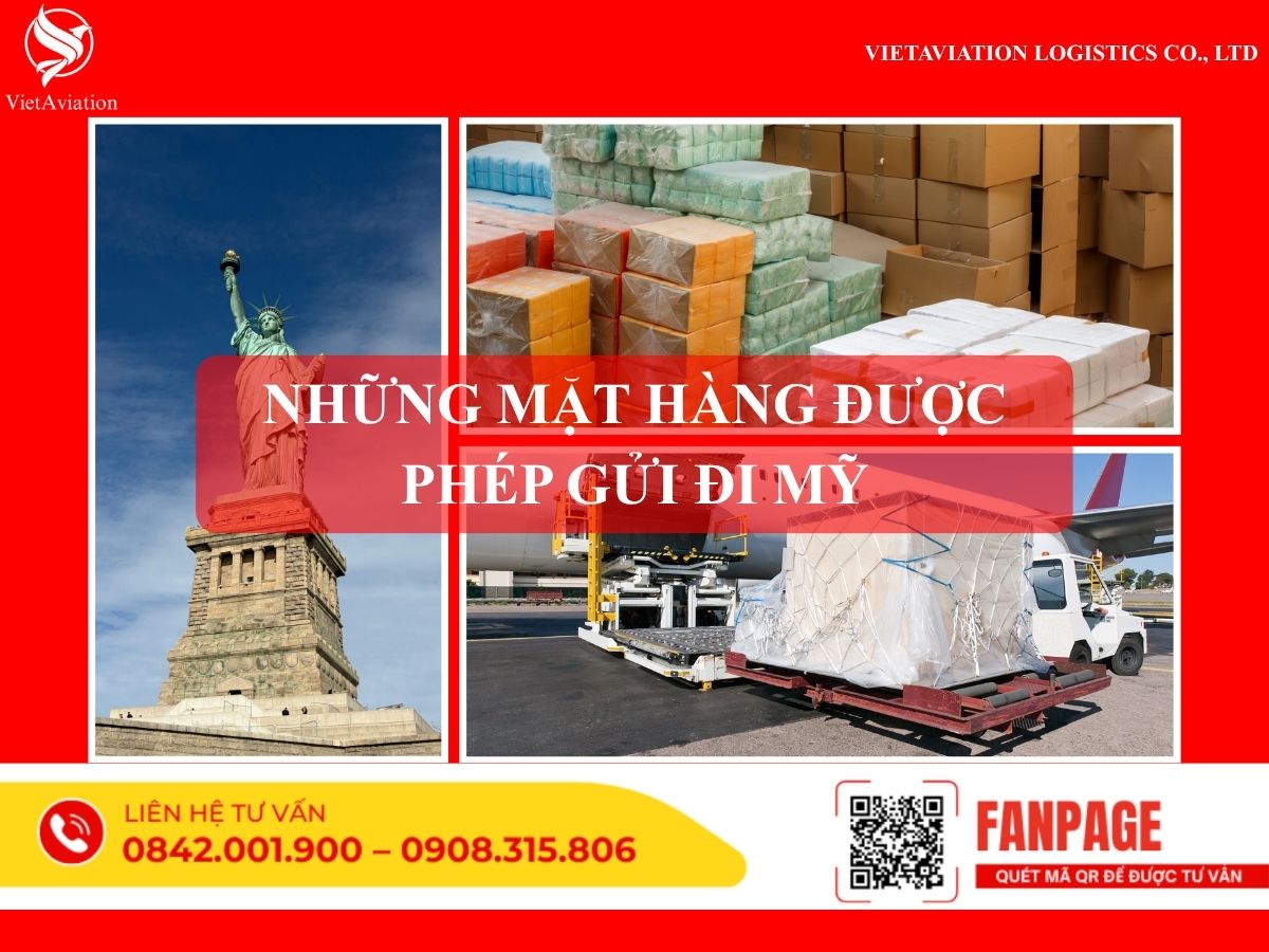 Những Mặt Hàng Được Phép Gửi Đi Mỹ