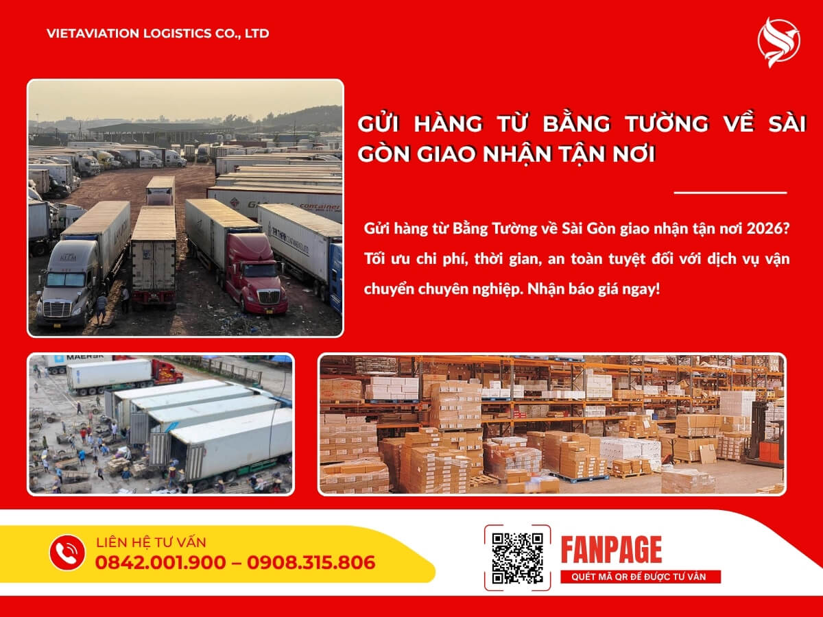 Gửi hàng từ Bằng Tường về Sài Gòn giao nhận tận nơi
