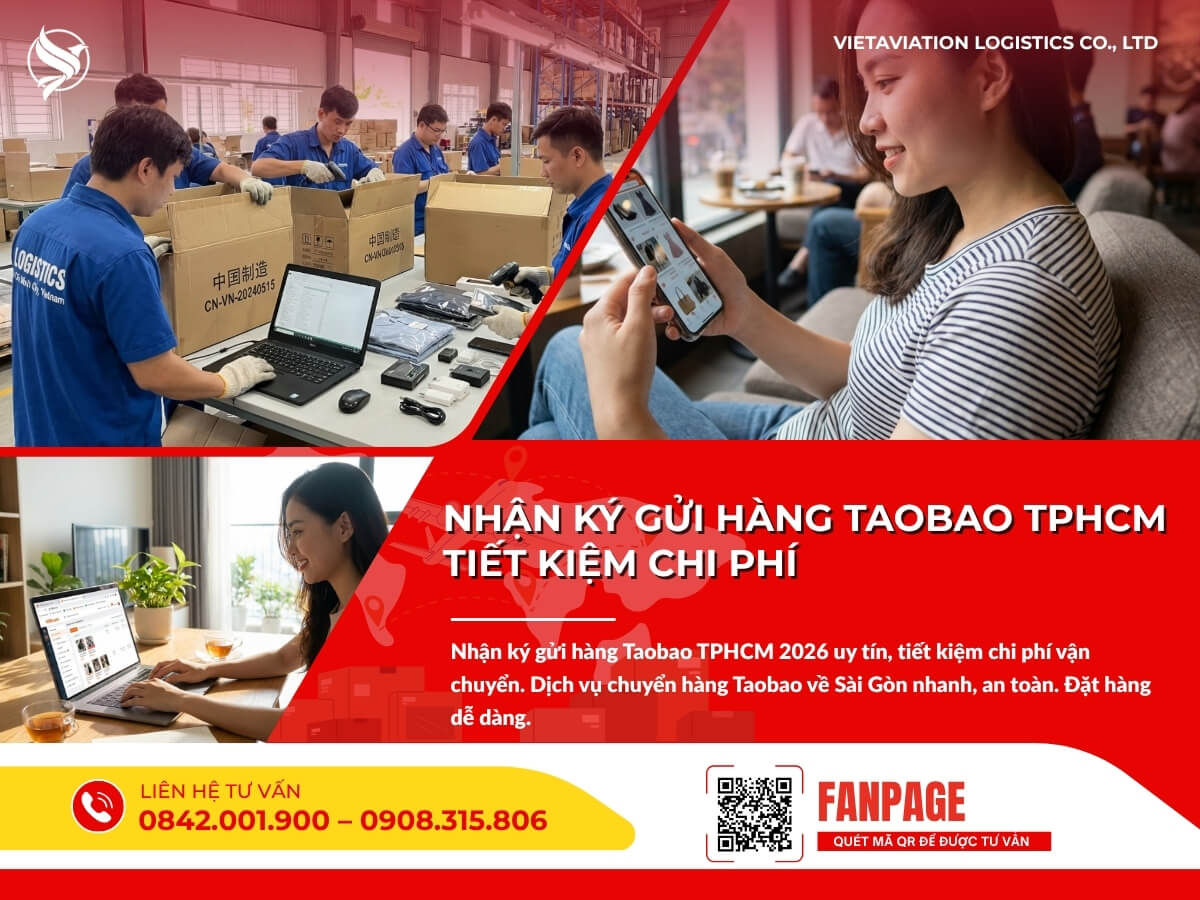 Nhận ký gửi hàng Taobao Tphcm Tiết kiệm chi phí
