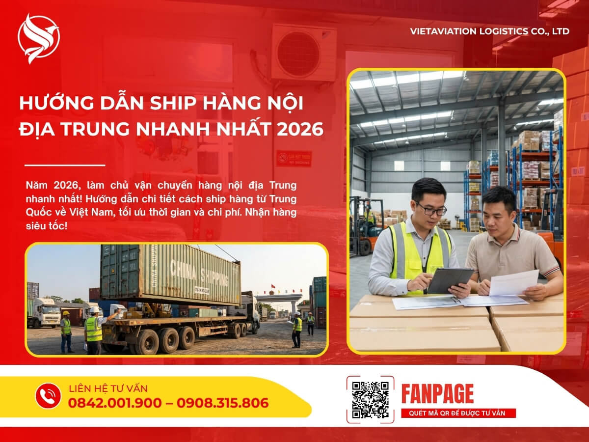 Hướng dẫn ship hàng nội địa trung nhanh nhất 2026