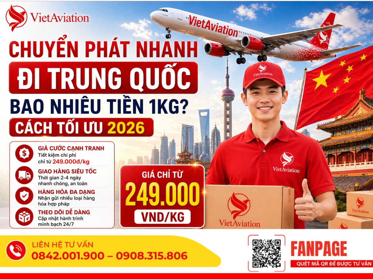 Chuyển Phát Nhanh Đi Trung Quốc Bao Nhiêu Tiền 1kg? Cách Tối Ưu 2026
