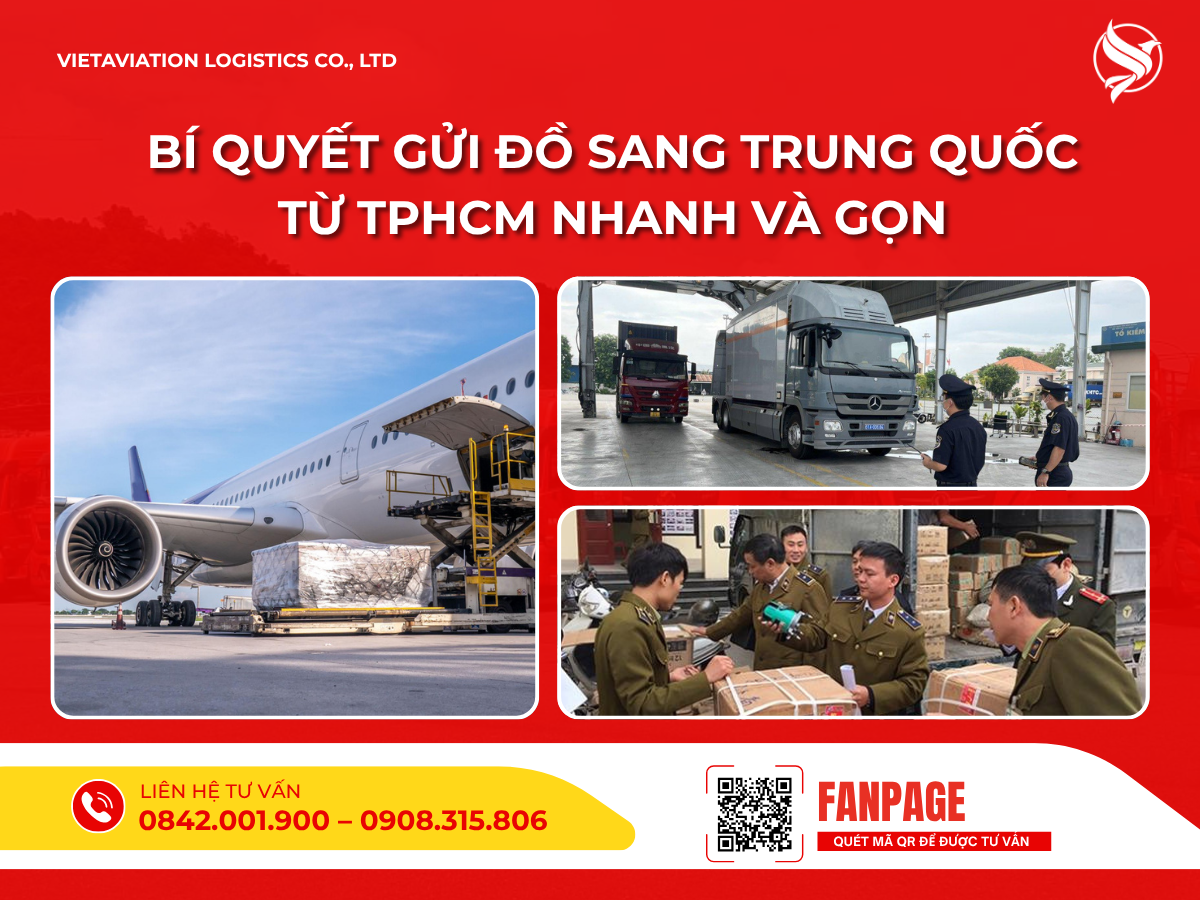 Bí quyết gửi đồ sang Trung Quốc từ TPHCM nhanh và gọn